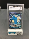 GMA Graded Pokemon 2000 Topps #117 SEADRA Trading Card - MINT 9