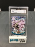 GMA Graded Pokemon 2000 Topps #91 CLOYSTER Trading Card - MINT 9