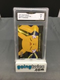 GMA Graded Pokemon 2000 Topps #EP5 SHOWDOWN IN PEWTER CITY Trading Card - MINT 9