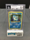 BGS Graded Pokemon 1999 Base Set Unlimited #2 BLASTOISE Holofoil Trading Card - NM-MT+ 8.5