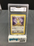 GMA Graded 1999 Pokemon Jungle #56 MEOWTH Trading Card - NM 7