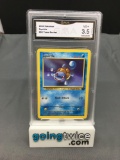 GMA Graded 2000 Pokemon Team Rocket #68 SQUIRTLE Trading Card - VG+ 3.5