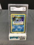 GMA Graded 1999 Pokemon Fossil #35 GOLDUCK Trading Card - NM+ 7.5