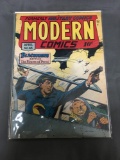 Vintage MODERN COMICS #48 1946 Golden Age Comic Book from Estate Collection