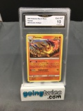 GMA Graded 2019 Pokemon Cosmic Eclipse #25 FLAREON Trading Card - GEM MINT 10