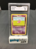 GMA Graded 1999 Pokemon Fossil #55 SLOWPOKE Trading Card - GEM MINT 10
