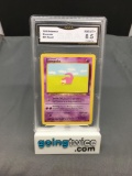 GMA Graded 1999 Pokemon Fossil #55 SLOWPOKE Trading Card - NM-MT+ 8.5