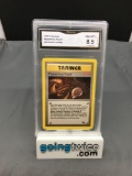 GMA Graded 1999 Pokemon Fossil #62 MYSTERIOUS FOSSIL Trading Card - NM-MT+ 8.5