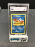 GMA Graded 1999 Pokemon Fossil #51 KRABBY Trading Card - NM-MT 8