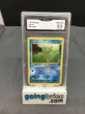 GMA Graded 1999 Pokemon Fossil #49 HORSEA Trading Card - NM-MT+ 8.5