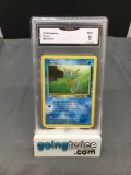 GMA Graded 1999 Pokemon Fossil #49 HORSEA Trading Card - MINT 9