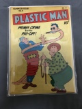 Vintage PLASTIC MAN #8 1947 Comic Book from Estate Collection
