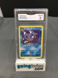 GMA Graded 2000 Pokemon Team Rocket #25 DARK GYARADOS Rare Trading Card - NM-MT 8