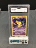 GMA Graded 2000 Pokemon Team Rocket #26 DARK HYPNO Rare Trading Card - NM 7