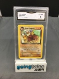GMA Graded 2000 Pokemon Team Rocket #23 DARK DUGTRIO Trading Card - EX-NM 6