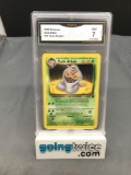 GMA Graded 2000 Pokemon Team Rocket #19 DARK ARBOK Rare Trading Card - NM 7