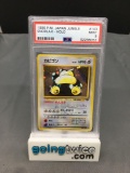 PSA Graded 1996 Pokemon Japanese Jungle #143 SNORLAX Holofoil Rare Trading Card - MINT 9