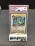 PSA Graded 2000 Pokemon Team Rocket 1st Edition #22 DARK DRAGONITE Rare Trading Card - MINT 9