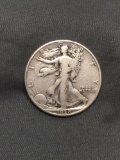 1938 United States Walking Liberty Silver Half Dollar - 90% Silver Coin from Estate