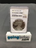 NGC Graded 2007-W United States American Eagle Proof Silver Bullion Coin - PF 70 ULTRA CAMEO
