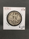1939-S United States Walking Liberty Silver Half Dollar - 90% Silver Coin from ENORMOUS ESTATE