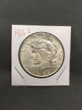 1926-S United States Peace Silver Dollar - 90% Silver Coin from ENORMOUS ESTATE