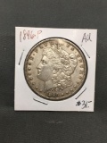 1896-P United States Morgan Silver Dollar - 90% Silver Coin from ENORMOUS ESTATE