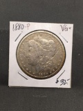 1880-P United States Morgan Silver Dollar - 90% Silver Coin from ENORMOUS ESTATE