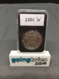 2001-W United States 1 Ounce .999 Fine Silver American Eagle Bullion Round Coin