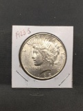 1923-S United States Peace Silver Dollar - 90% Silver Coin from ENORMOUS ESTATE