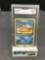 GMA Graded 1999 Pokemon Fossil #51 KRABBY Trading Card - GEM MINT 10