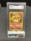 GMA Graded 2000 Pokemon Team Rocket #64 PONYTA Trading Card - NM 7