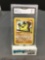 GMA Graded 2000 Pokemon Team Rocket #61 MANKEY Trading Card - NM 7
