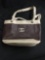 Beige and Brown Leather Chanel Purse Tote Style Bag - UNKNOWN AUTHENTICITY from Estate