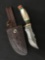 Damascus Steel Custom Made Hunting Knife