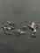 Lot of Three Sterling Silver Horse Rodeo Charms
