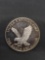 1 Troy Ounce .999 Fine Silver Eagle Medallion Silver Bullion Round Coin from Estate