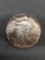 1987 United States 1 Ounce .999 Fine Silver AMERICAN EAGLE Silver Bullion Round Coin
