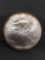 2001 United States 1 Ounce .999 Fine Silver AMERICAN EAGLE Silver Bullion Round Coin