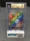 BGS Graded 2020 Pokemon Champion's Path #74 CHARIZARD VMAX Rainbow Holofoil Rare Trading Card -