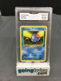GMA Graded 1999 Pokemon Fossil #56 TENTACOOL Trading Card - NM-MT+ 8.5