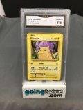 GMA Graded 2016 Pokemon Evolutions #35 PIKACHU Trading Card - NM-MT+ 8.5