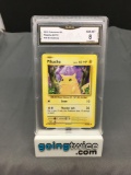 GMA Graded 2016 Pokemon Evolutions #35 PIKACHU Trading Card - NM-MT 8