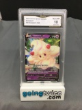 GMA Graded 2020 Pokemon Champion's Path #22 ALCREMIE V Holofoil Rare Trading Card - GEM MINT 10