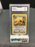 GMA Graded 2000 Pokemon Team Rocket #42 DARK PERSIAN Trading Card - NM 7