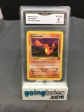 GMA Graded 2000 Pokemon Team Rocket #50 CHARMANDER Trading Card - EX-NM 6