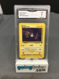 GMA Graded 2000 Pokemon Team Rocket #60 MAGNEMITE Trading Card - NM 7