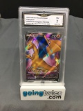 GMA Graded 2020 Pokemon Champion's Path Promo CHARIZARD V Holofoil Rare Trading Card - NM 7
