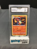 GMA Graded 2020 Pokemon Vivid Voltage #24 CHARMELEON Trading Card - MINT 9