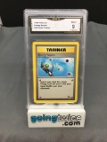 GMA Graded 1999 Pokemon Fossil #59 ENERGY SEARCH Trading Card - MINT 9